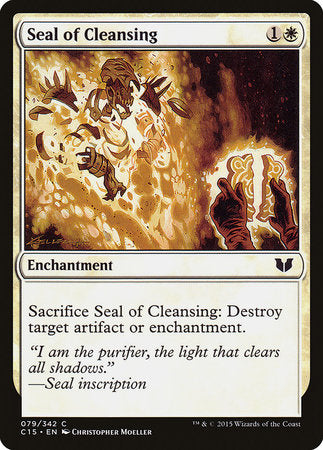 Seal of Cleansing [Commander 2015] | Rook's Games and More