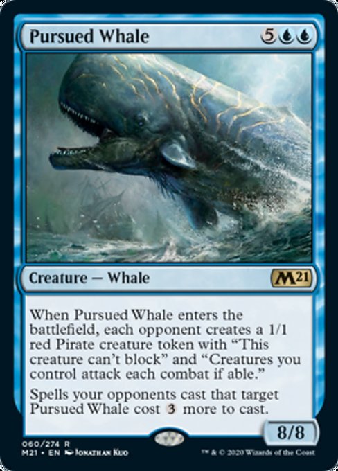 Pursued Whale [Core Set 2021] | Rook's Games and More