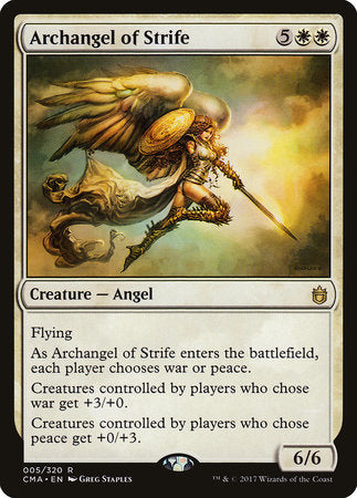 Archangel of Strife [Commander Anthology] | Rook's Games and More