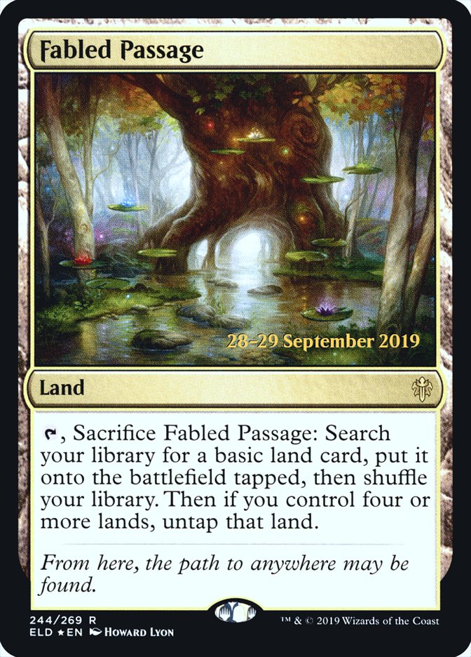 Fabled Passage  [Throne of Eldraine Prerelease Promos] | Rook's Games and More