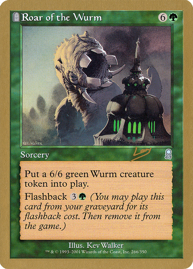 Roar of the Wurm (Raphael Levy) [World Championship Decks 2002] | Rook's Games and More