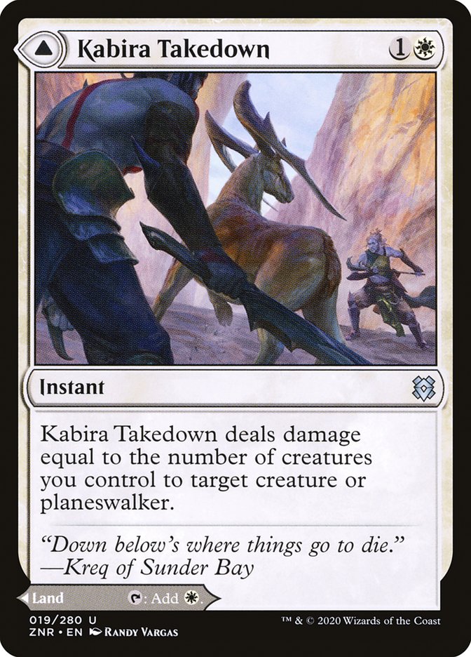 Kabira Takedown // Kabira Plateau [Zendikar Rising] | Rook's Games and More