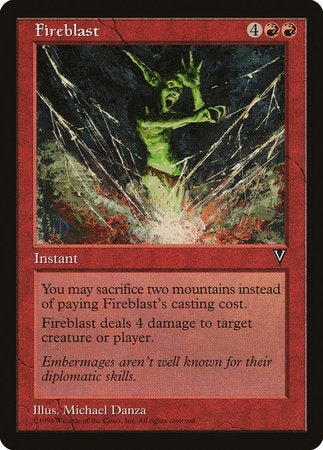 Fireblast [Visions] | Rook's Games and More