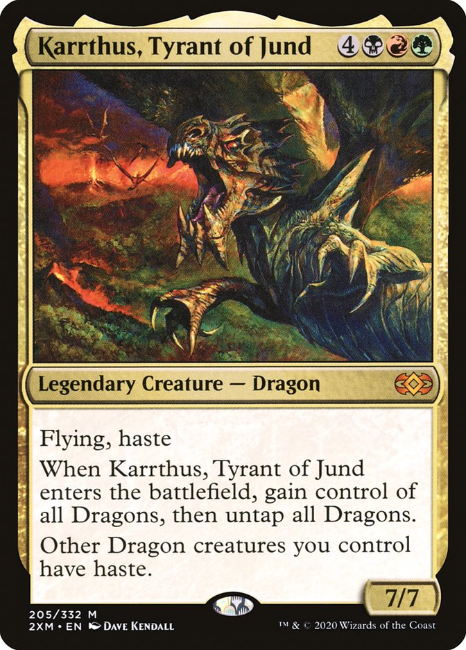 Karrthus, Tyrant of Jund [Double Masters] | Rook's Games and More