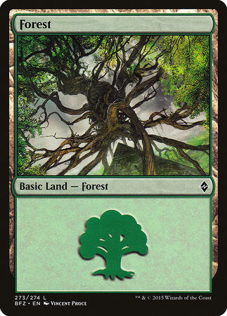 Forest (273) [Battle for Zendikar] | Rook's Games and More