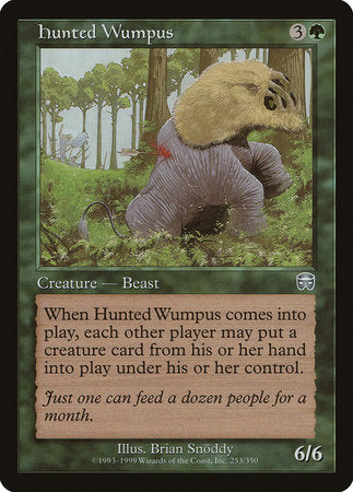 Hunted Wumpus [Mercadian Masques] | Rook's Games and More