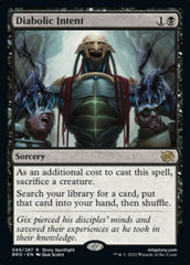 Diabolic Intent [The Brothers' War]