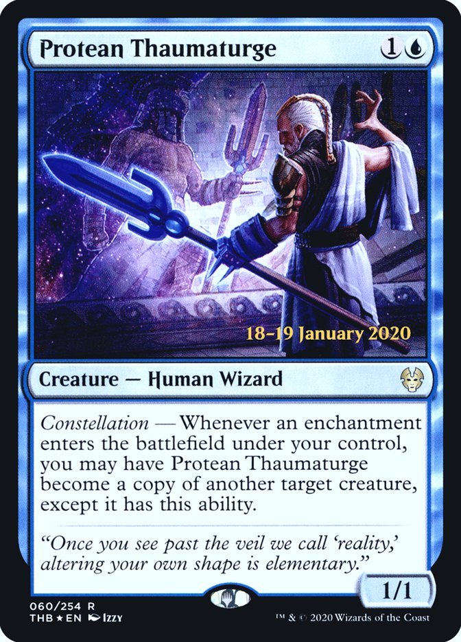 Protean Thaumaturge [Theros Beyond Death Prerelease Promos] | Rook's Games and More