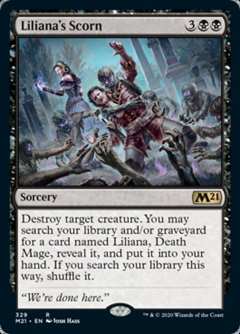 Liliana's Scorn [Core Set 2021] | Rook's Games and More