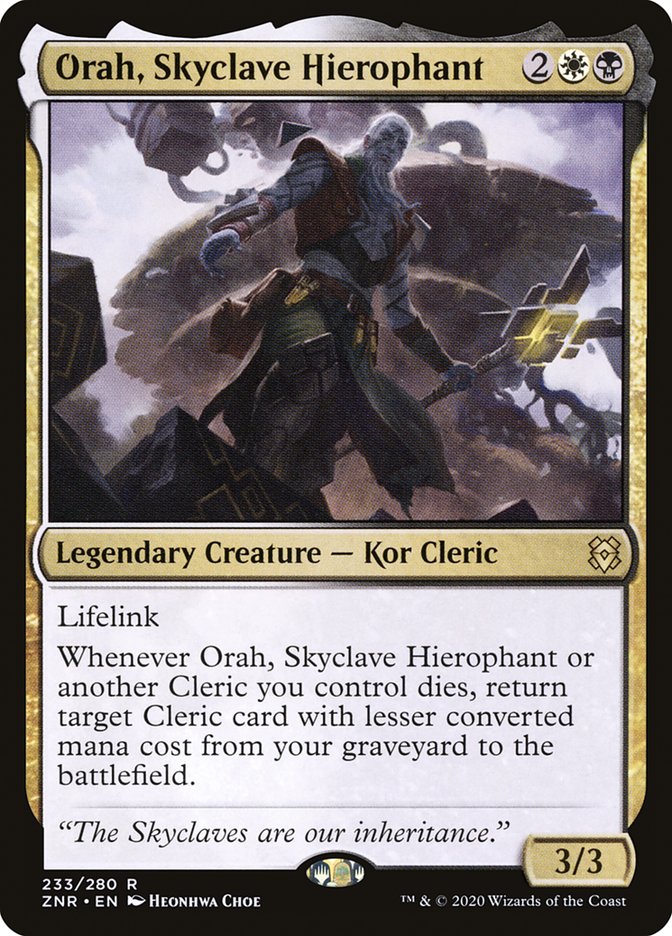 Orah, Skyclave Hierophant [Zendikar Rising] | Rook's Games and More