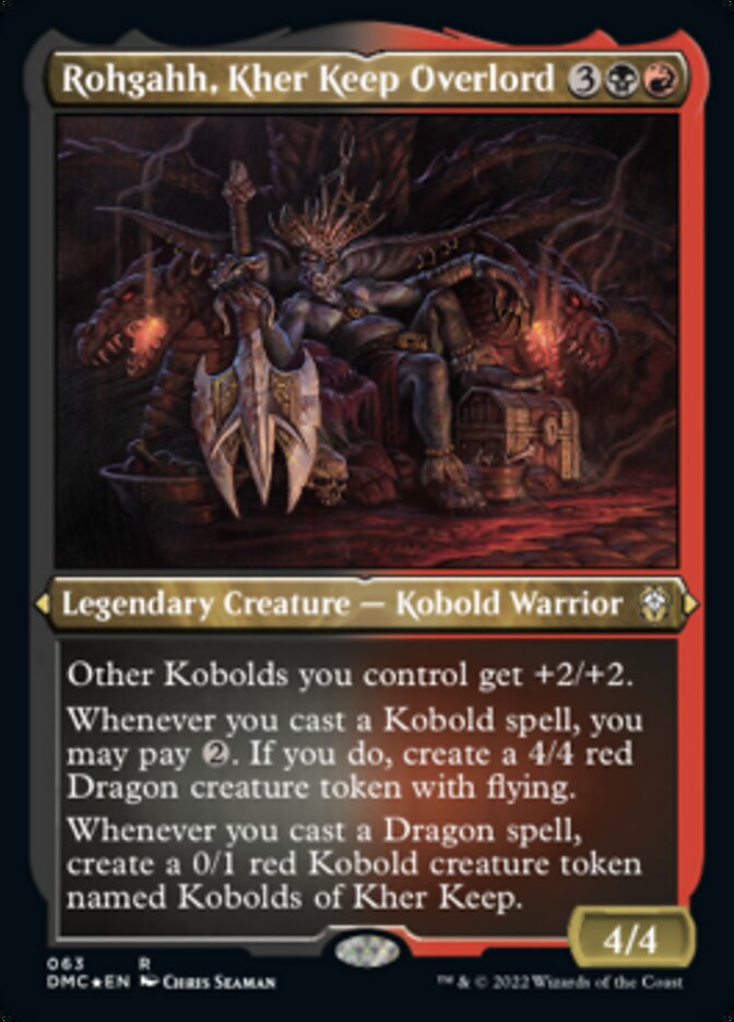 Rohgahh, Kher Keep Overlord (Foil Etched) [Dominaria United Commander] | Rook's Games and More