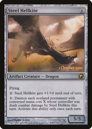 Steel Hellkite [Scars of Mirrodin Promos] | Rook's Games and More