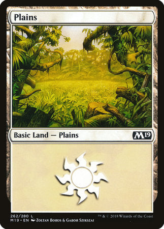 Plains (262) [Core Set 2019] | Rook's Games and More