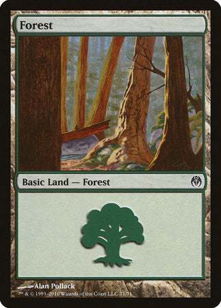 Forest (71) [Duel Decks: Phyrexia vs. the Coalition] | Rook's Games and More