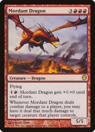Mordant Dragon [Duel Decks: Knights vs. Dragons] | Rook's Games and More