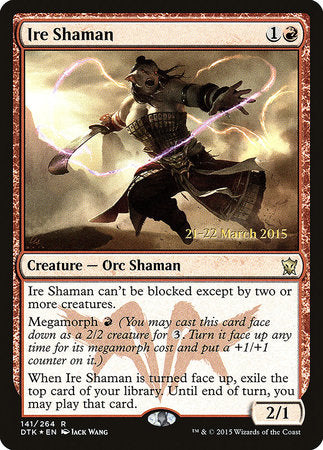 Ire Shaman [Dragons of Tarkir Promos] | Rook's Games and More