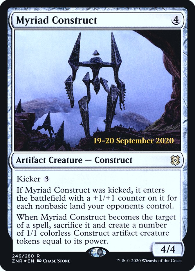 Myriad Construct  [Zendikar Rising Prerelease Promos] | Rook's Games and More