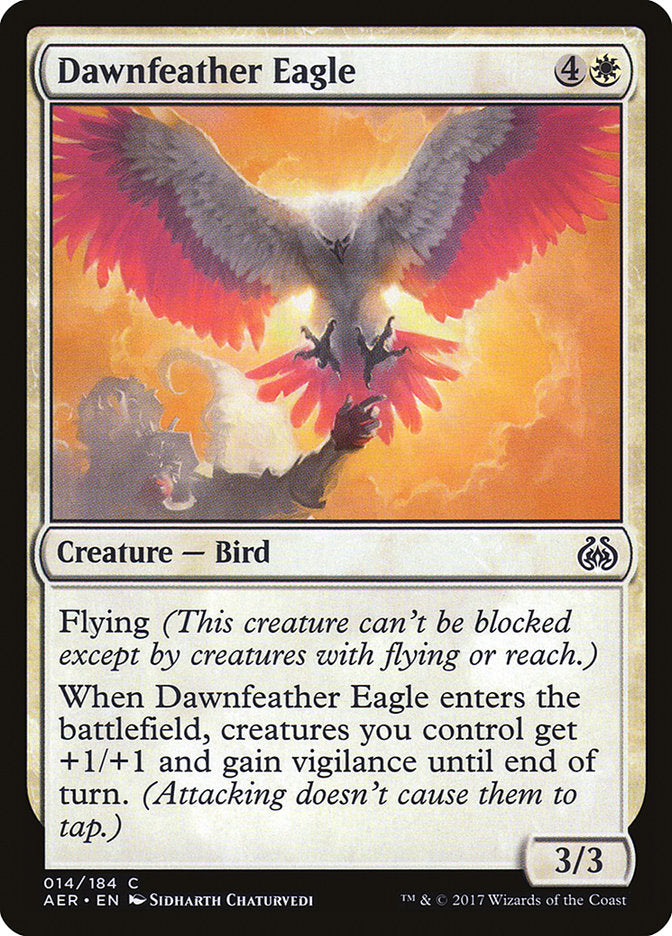Dawnfeather Eagle (Intro Pack) [Aether Revolt Promos] | Rook's Games and More