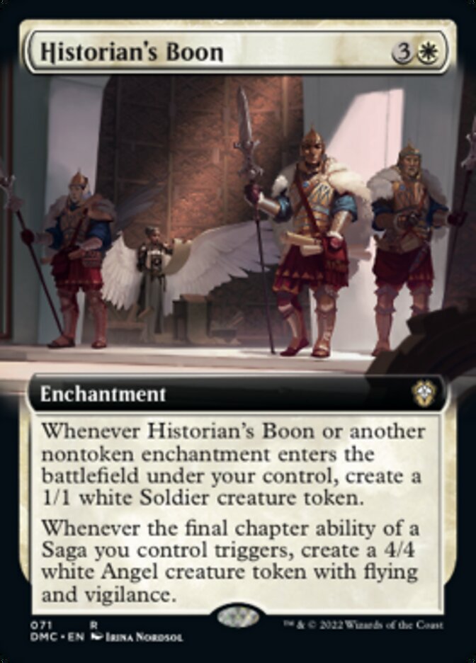 Historian's Boon (Extended Art) [Dominaria United Commander] | Rook's Games and More