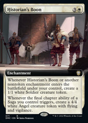 Historian's Boon (Extended Art) [Dominaria United Commander]