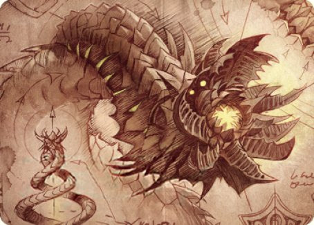 Wurmcoil Engine Art Card [The Brothers' War Art Series] | Rook's Games and More