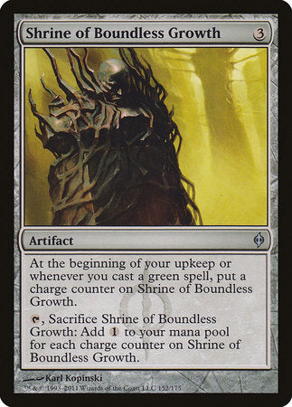Shrine of Boundless Growth [New Phyrexia] | Rook's Games and More