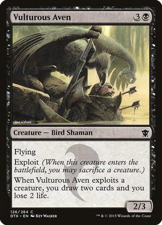 Vulturous Aven [Dragons of Tarkir] | Rook's Games and More