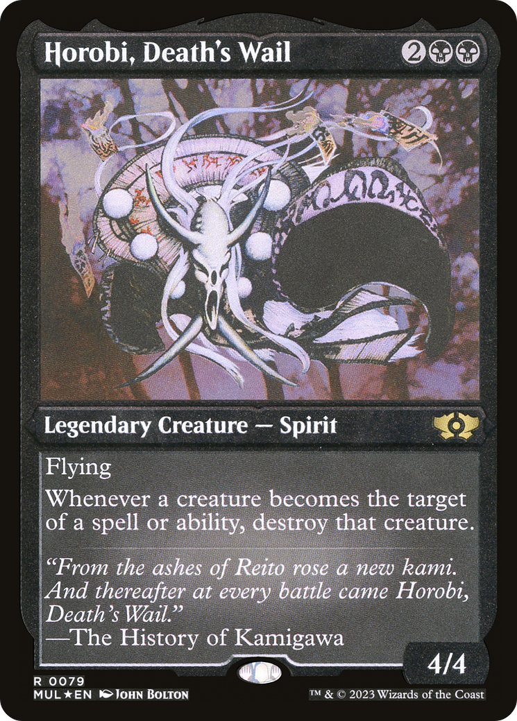 Horobi, Death's Wail (Foil Etched) [Multiverse Legends] | Rook's Games and More