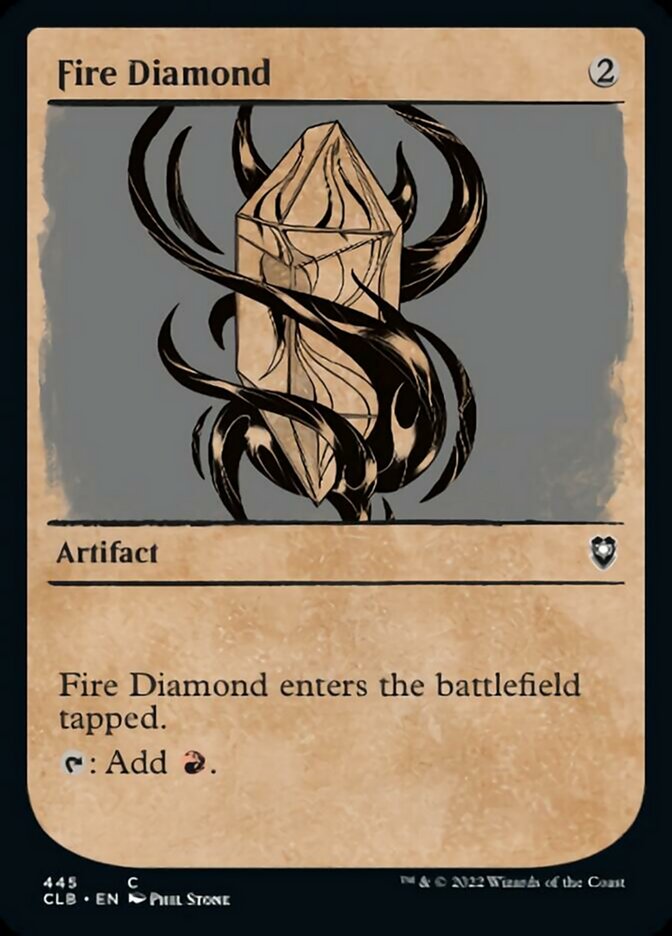 Fire Diamond (Showcase) [Commander Legends: Battle for Baldur's Gate] | Rook's Games and More