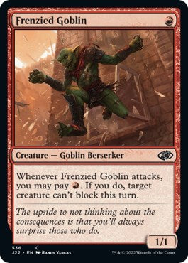 Frenzied Goblin [Jumpstart 2022] | Rook's Games and More