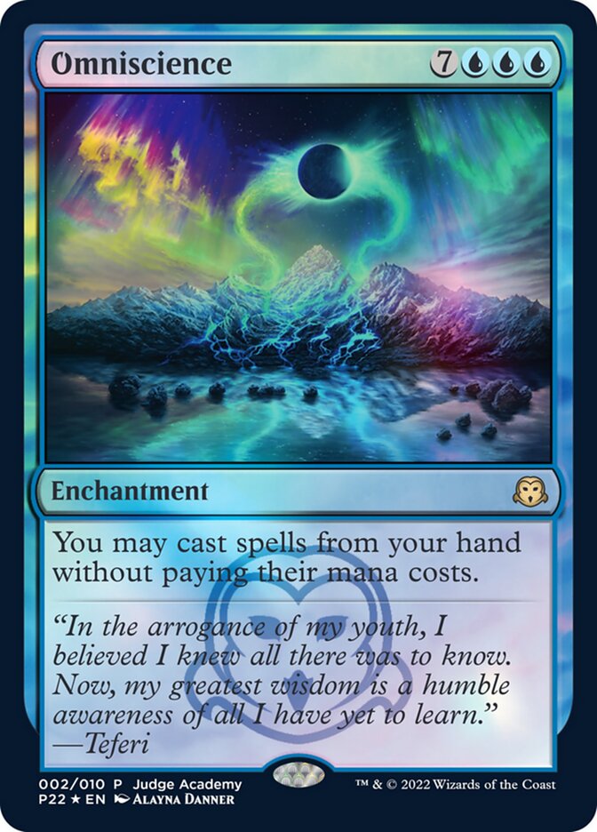 Omniscience [Judge Gift Cards 2022] | Rook's Games and More