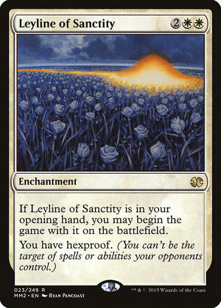 Leyline of Sanctity [Modern Masters 2015] | Rook's Games and More