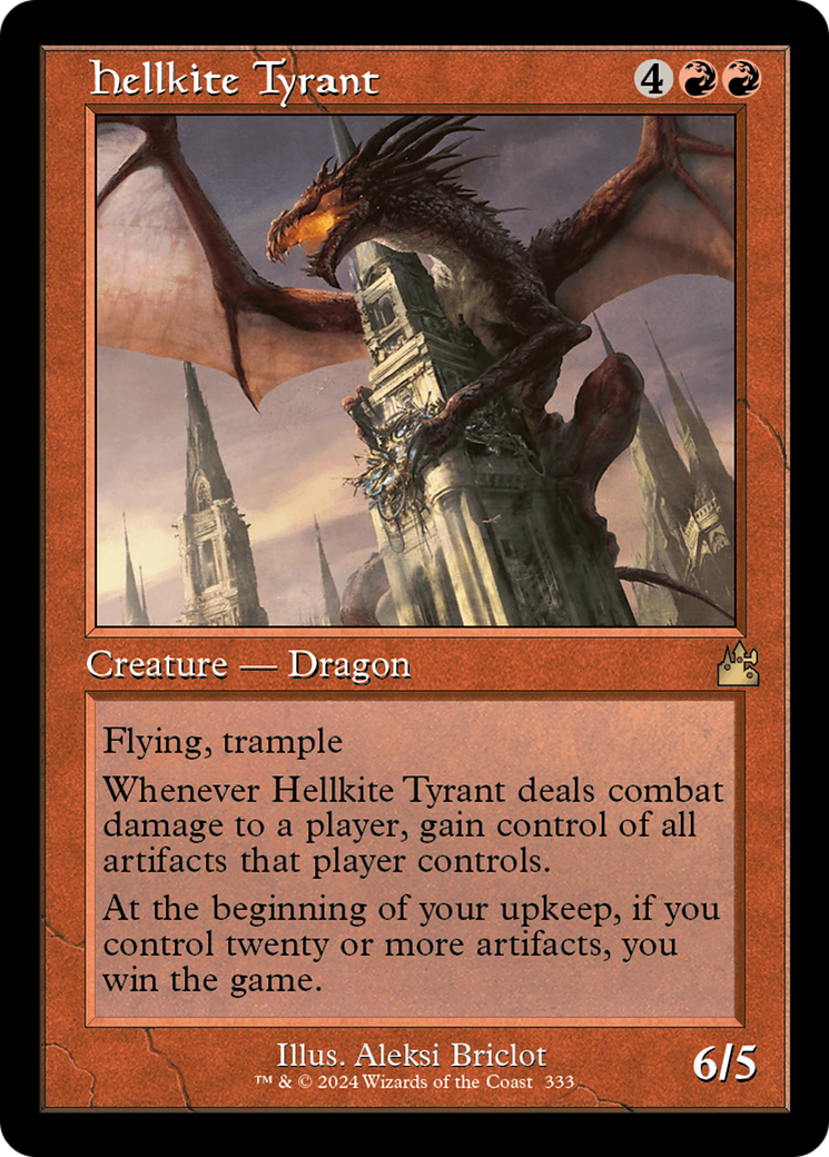 Hellkite Tyrant (Retro Frame) [Ravnica Remastered] | Rook's Games and More