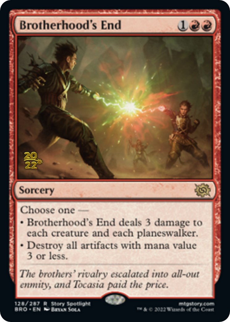 Brotherhood's End [The Brothers' War: Prerelease Promos] | Rook's Games and More