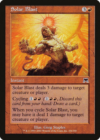 Solar Blast [Onslaught] | Rook's Games and More