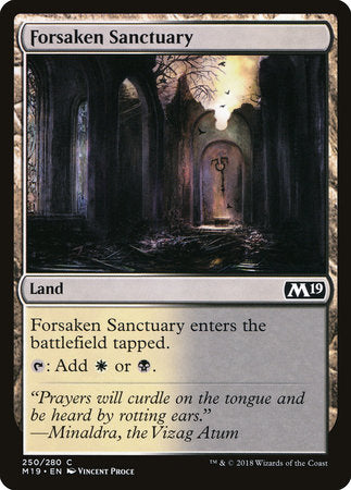 Forsaken Sanctuary [Core Set 2019] | Rook's Games and More