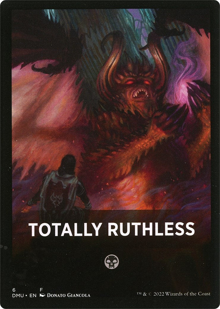 Totally Ruthless Theme Card [Dominaria United Tokens] | Rook's Games and More