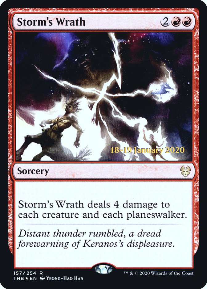 Storm's Wrath [Theros Beyond Death Prerelease Promos] | Rook's Games and More