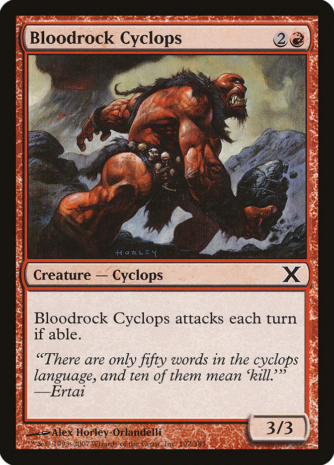 Bloodrock Cyclops [Tenth Edition] | Rook's Games and More