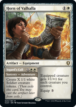 Horn of Valhalla // Ysgard's Call [Commander Legends: Battle for Baldur's Gate] | Rook's Games and More