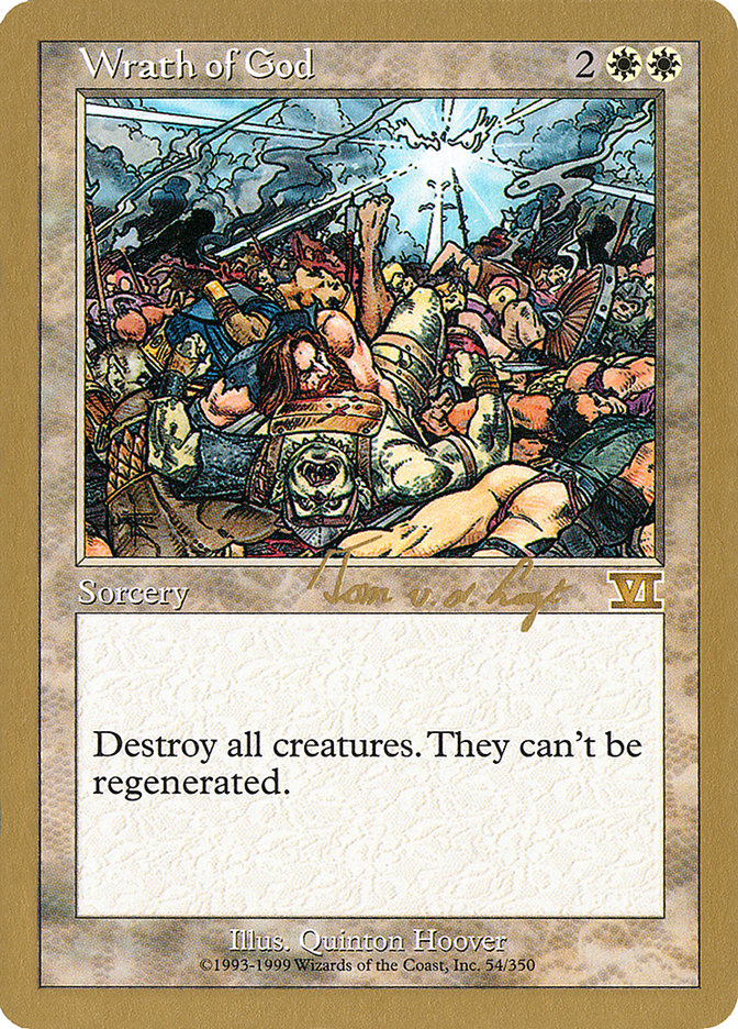 Wrath of God (Tom van de Logt) [World Championship Decks 2000] | Rook's Games and More