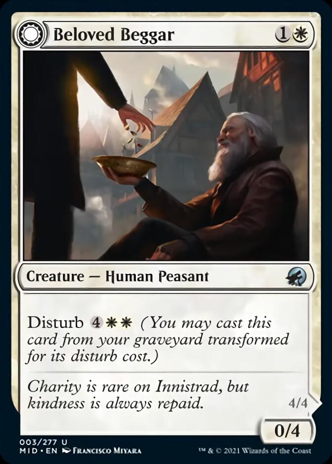 Beloved Beggar // Generous Soul [Innistrad: Midnight Hunt] | Rook's Games and More