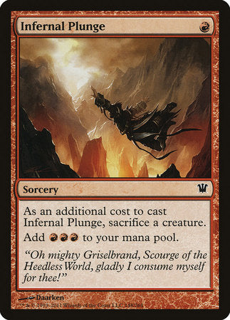 Infernal Plunge [Innistrad] | Rook's Games and More