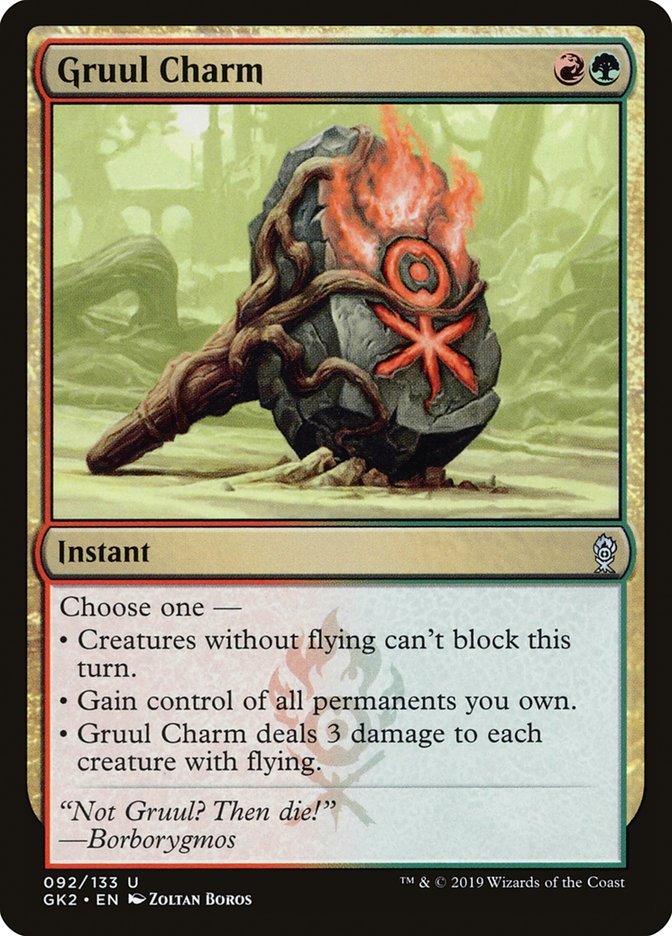 Gruul Charm [Ravnica Allegiance Guild Kit] | Rook's Games and More