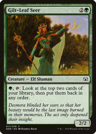 Gilt-Leaf Seer [Duel Decks: Nissa vs. Ob Nixilis] | Rook's Games and More