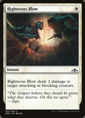 Righteous Blow [Guilds of Ravnica] | Rook's Games and More