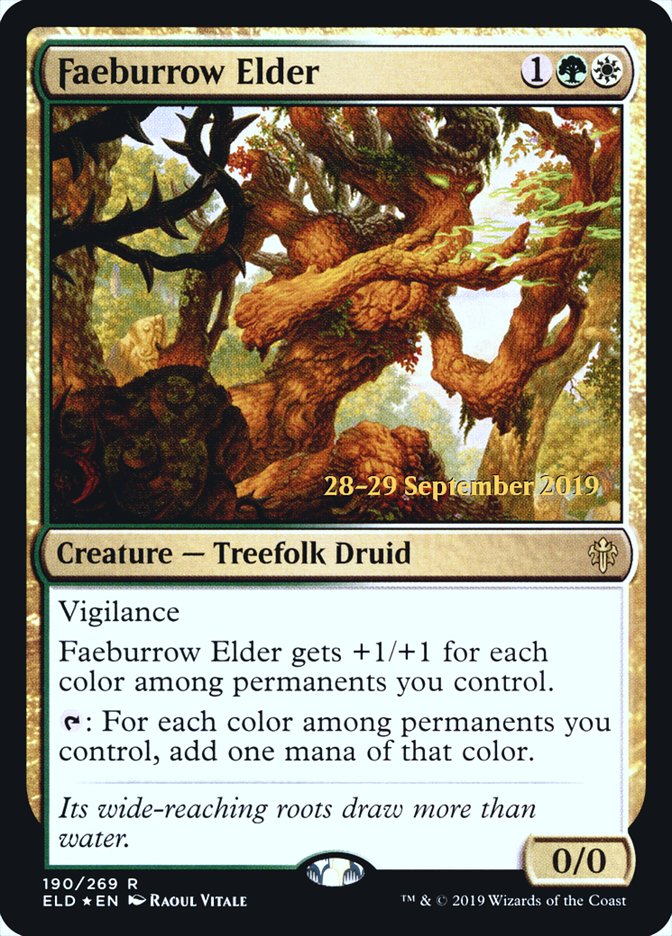 Faeburrow Elder  [Throne of Eldraine Prerelease Promos] | Rook's Games and More