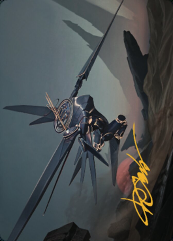 Steel Seraph Art Card (Gold-Stamped Signature) [The Brothers' War Art Series] | Rook's Games and More