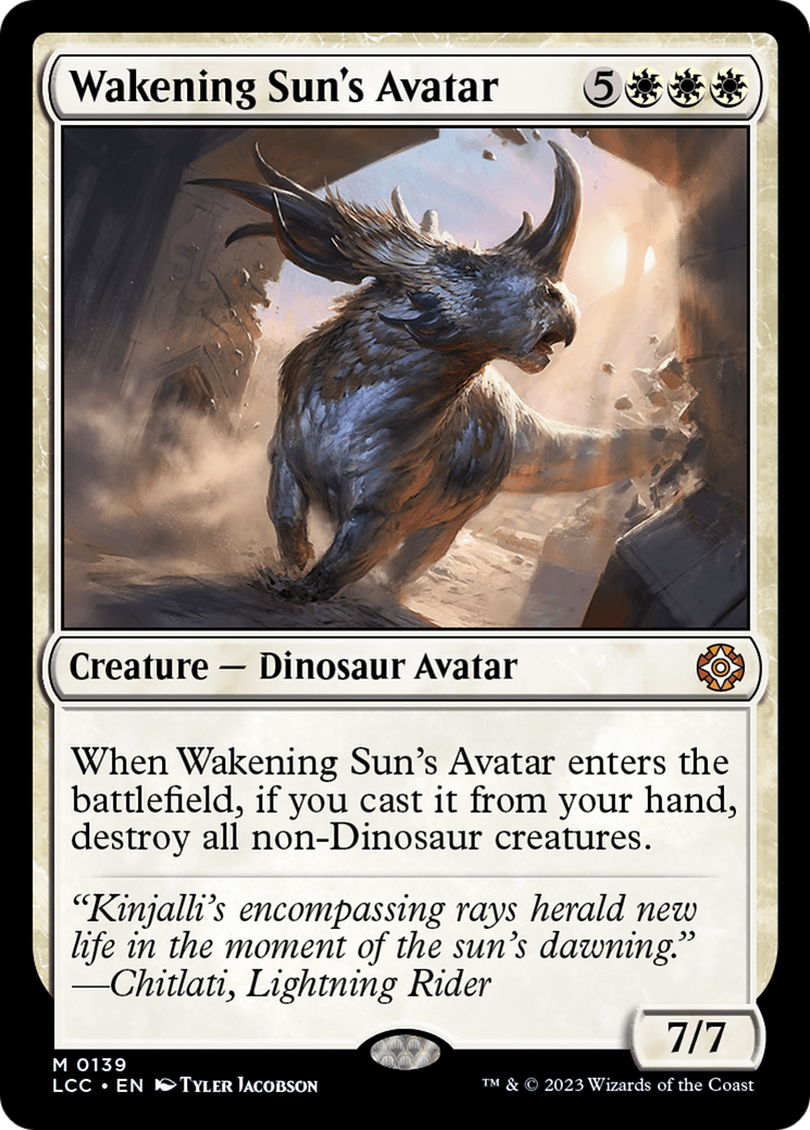 Wakening Sun's Avatar [The Lost Caverns of Ixalan Commander] | Rook's Games and More