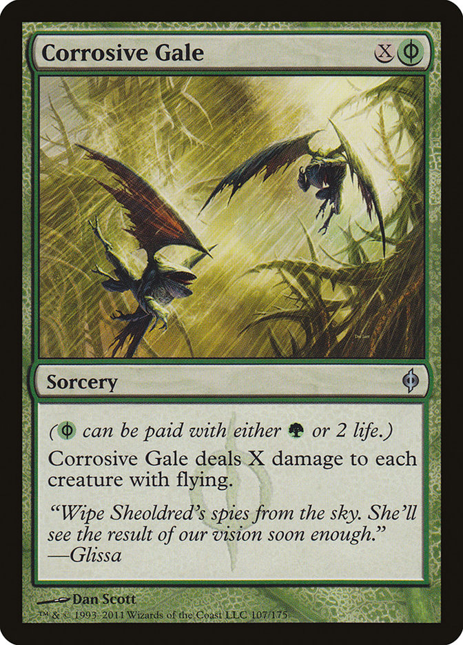 Corrosive Gale [New Phyrexia] | Rook's Games and More